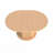 Round Dining Table 4-6 Person Wooden Bump Texture Base Family Gathering
