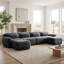 Plush U-shaped Sofa With Ergonomic Design For Modern Living Rooms