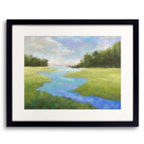 Tangled Up In Blue Print by Dina Gardner