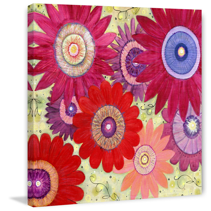 « summer broyage » par vanessa sascalia, reproduction d’art sur toile tendue, H 24 po x l 24 po x P 1,5 po