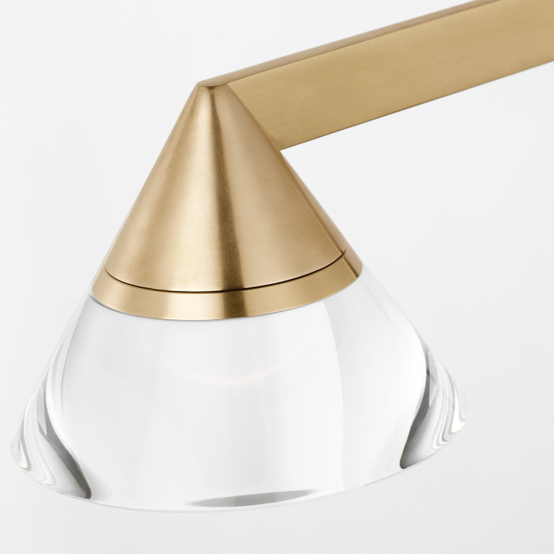 Midrand 2 - Light LED Pendant, Hand-Rubbed Antique Brass