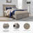 Austinburg Sleigh Bed with Drawers-1227226232