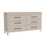 Commode 6 tiroirs, ensemble de 2