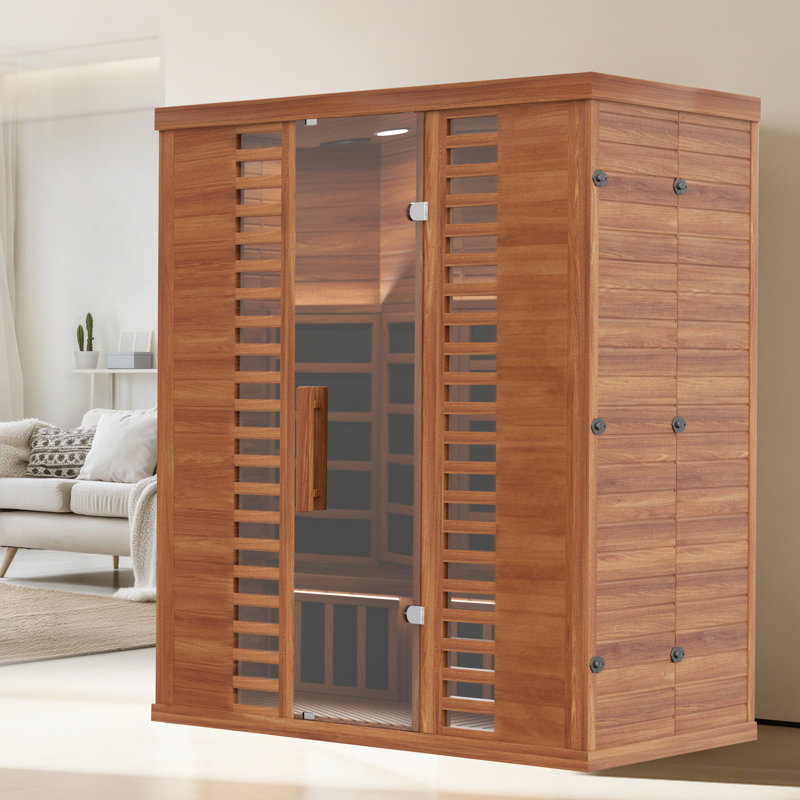 EASYHAWK 3-Person Infrared Sauna with WiFi and Bluetooth Control