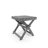 Shoreline Fully Assembled All-Weather Outdoor Folding Modern Adirondack Chair and Table Set-488664279