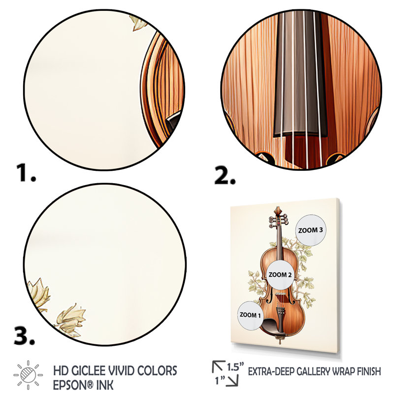 «Brown Brooding», Bourgogne, violoncelle, musique II - musique, art mural, H 32 po x l 24 po x P 1 po, Cadre flottant noir
