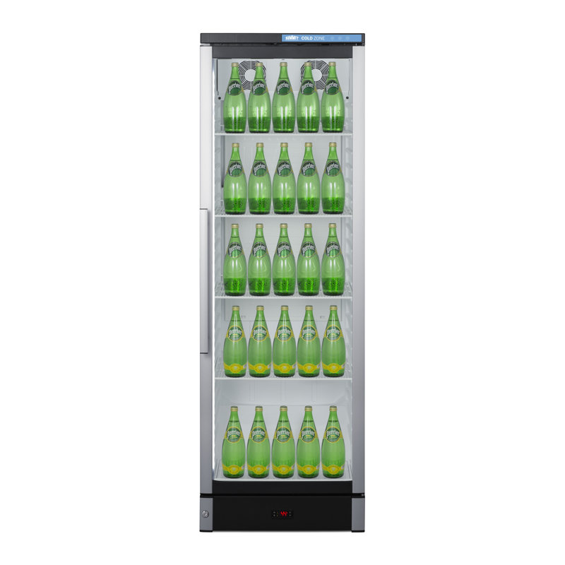 Summit Appliance 23.38'' W Freestanding 399 Cans (12 oz.) 12.4 Cubic Feet Beverage Cooler with Glass Door