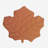  Leaf Shape Pet Blanket, Maple Red
