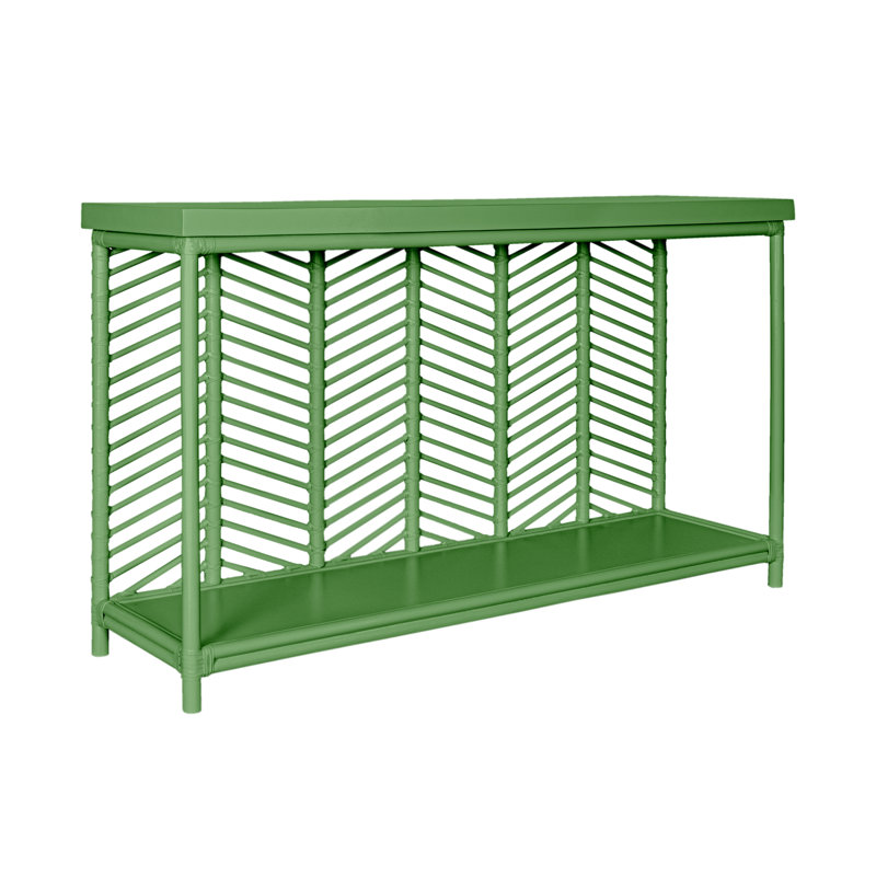 Liam Console Table, Bright Green