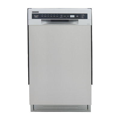 Professional 18 in. Front Control Dishwasher with Stainless Steel Tub & Multiple Filter System