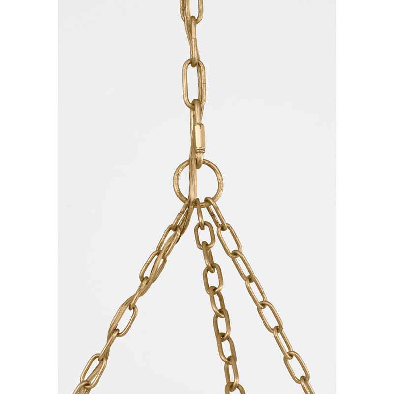 Ritz Chandelier, 4.5" H x 36" W x 36" D, 10, Gild