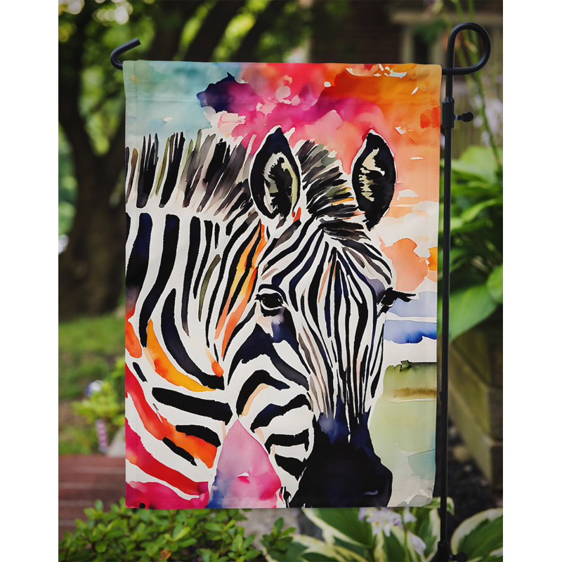Drapeau de jardin en polyester double face H 15,5 po x l 11,25 po