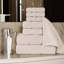 Hisela Zero Twist Cotton Solid Waffle Honeycomb Plush Soft Absorbent Medium Weight Assorted Towel Set-77928278-118233964