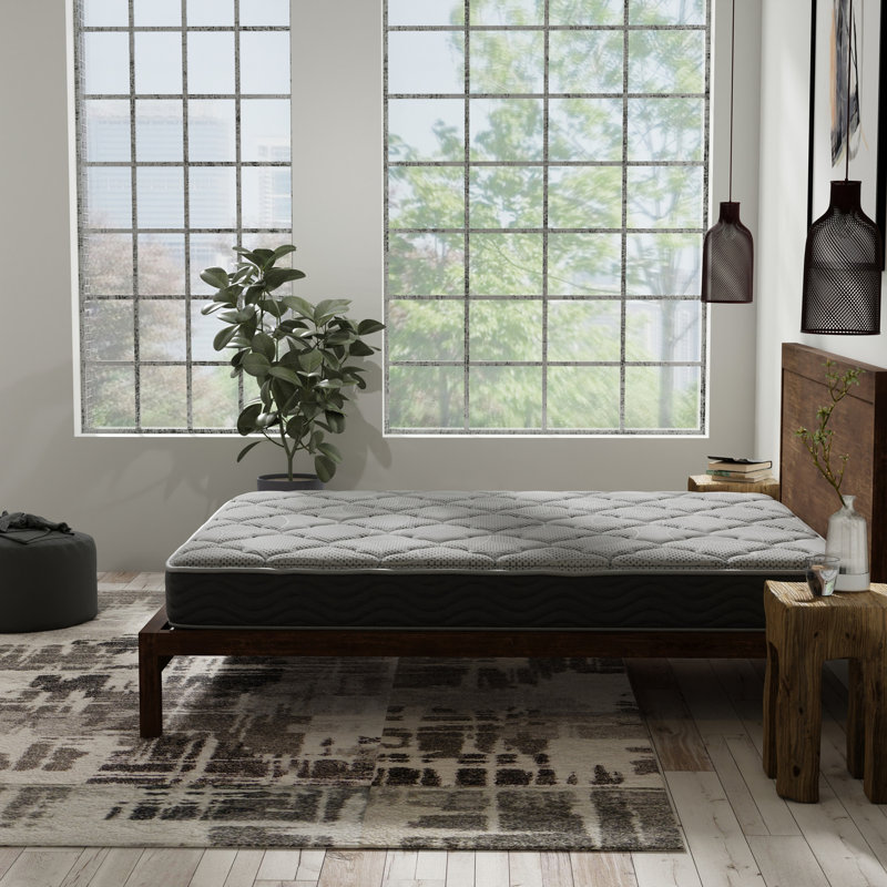 Hybrid 12 Inch Medium Firm Mattress with Pocketed Coils, Twin