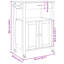 Solid Wood Bar Cart
