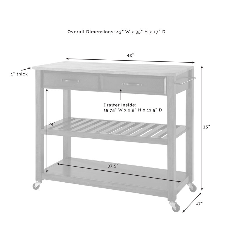 Ensemble d'îlot de cuisine avec plateau en granite Diamondback, Cerisier, Noir