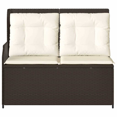 Poly Rattan Outdoor Bench