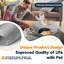 Grande grotte pour chat Peekaboo de 24 pouces pour chats d'intérieur, lit pour chat Dounut, cachette et jeu amusant, grattage d'exercice, pour grand chat jusqu'à 30 lb-1841885999-1869491904