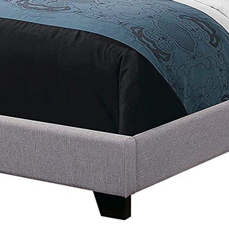 Lit tapissier standard Cialan, Gris anthracite, Grand