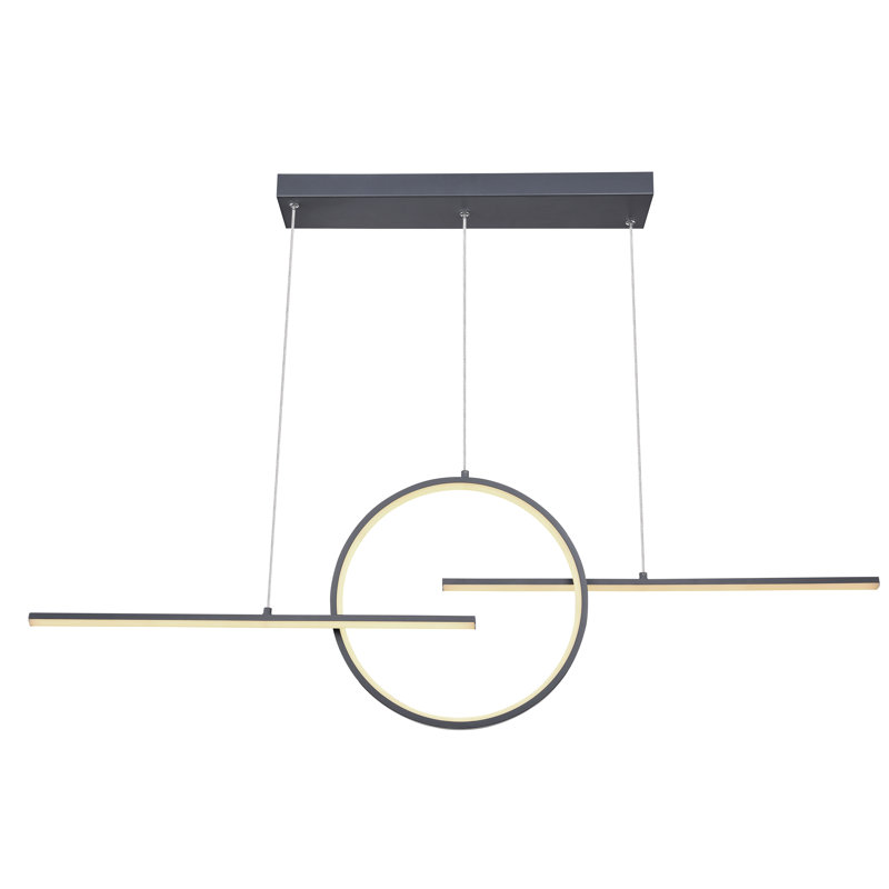 Oralia 1 - Light LED Geometric Pendant, Graphite