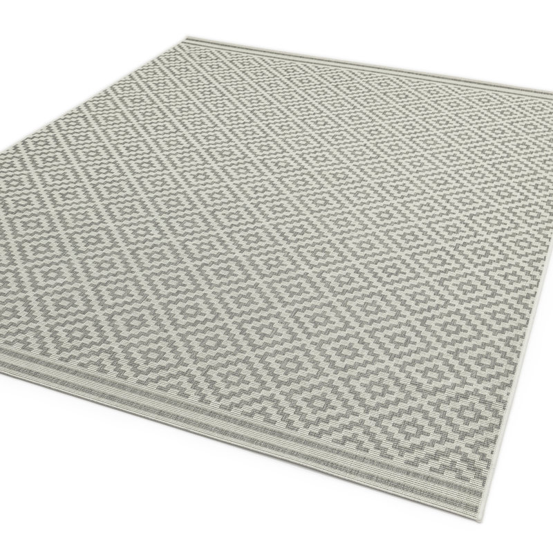 Aaima Geometric Indoor / Outdoor Area Rug, Rectangle 120 x 170cm