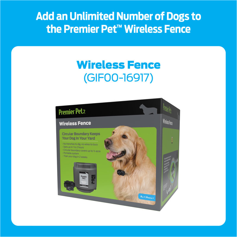 Premier Pet Wireless Add-A-Dog Collar