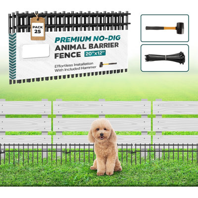 Metal Animal Barrier Fence - 20x12 in – 25 pieces