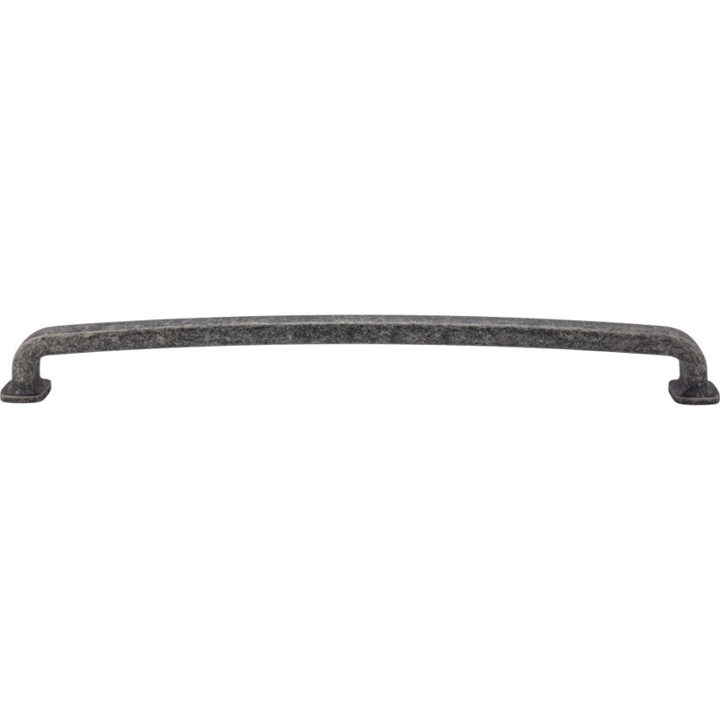 Belcastel I Appliance Pull, Distressed Antique Silver, 18"