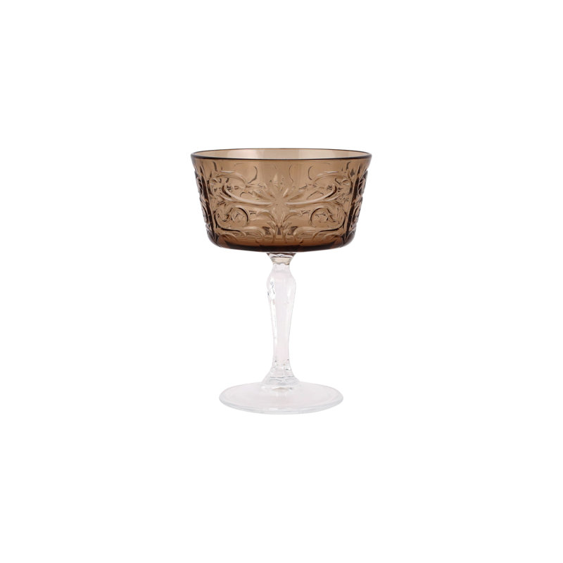 Barocco 8 oz. Verre à champagne coupé, Tortue