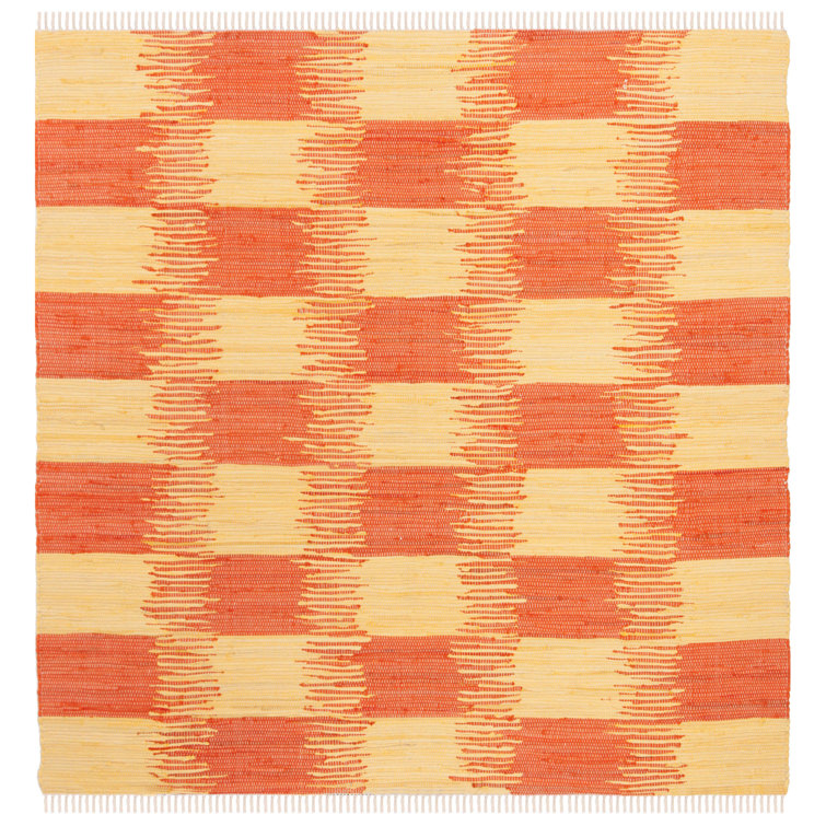 Opie Hand Woven Cotton Ikat Rug