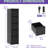 Metal File Cabinet With Lock, 5 Drawers, Office/Home, Steel Construction, Tilt, Full Extension Drawers For Efficient Retrieval Lockable 5 Vertical Cabinet, Office/Home Unit, , Organization-258275438