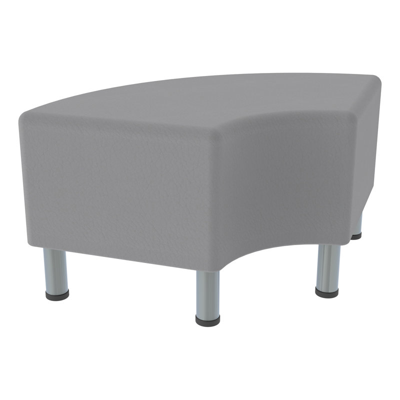 Learniture Structured Quarter Round  Stool -Flexible Modular Collaborative Soft Seating For Office, Home, Lounge And School Classrooms With Durable Frame 1018NLG