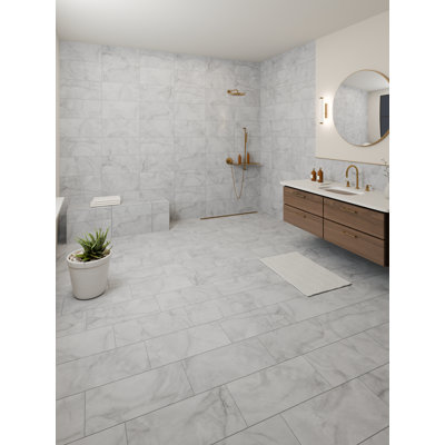 Onice Silver 12 in. x 24 in. Polished Porcelain Onyx Look Floor and Wall Tile (11.63 Sq. Ft./Case)