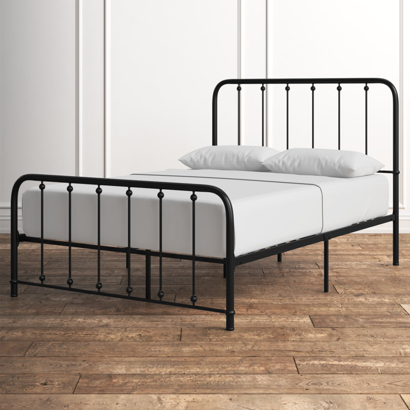 Lit plateforme Lueras, Double, Noir