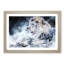 Beautiful Lion in Abstract - Picture Frame Painting Print-55685681-55685682