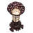 8" High Stained Glass Pond Lily Victorian Accent Lamp-617438375-617438374