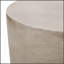Table d'appoint d'extérieur en béton légère, durable et élégante pour les cours et les patios modernes, aucun assemblage requis.