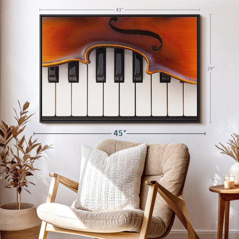 Classical Instruments Canvas Print, 29" H x 43" W