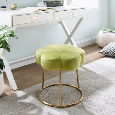 Green Velvet Vanity Stools You'll Love | Wayfair