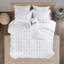 Ensemble de couette imprimée métallisée pour lit double/queen-135968841