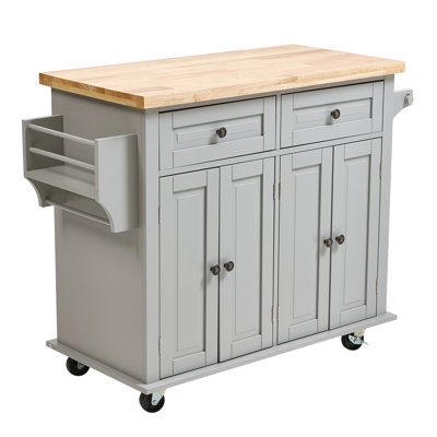 Lamia Wood Kitchen Cart