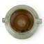 Green Speckled Ceramic Jardinière Planter