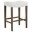 Upholstered Bar Stool with Solid Wood Frame