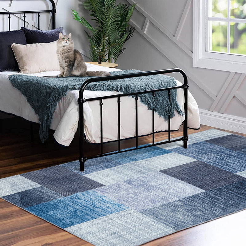 Hamidiye Washable Geometric Rug, Rectangle 5' x 7'