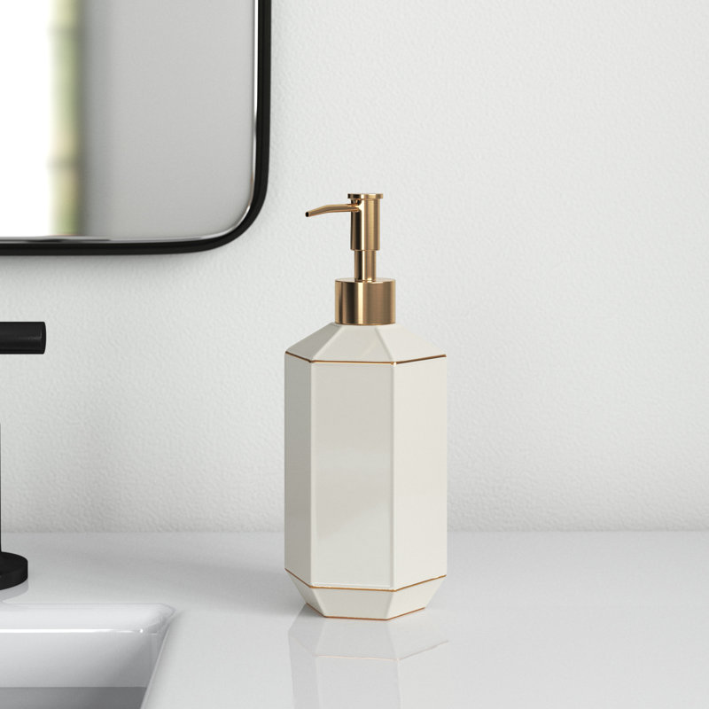 Renatet Porcelain China Soap / Lotion Dispenser