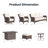 10 Piece Patio Furniture Set With Fire Pit Table, All-weather Wicker Outdoor Conversation Set With Swivel Rocking Chair And 6 Inch Thick Cushions-789530749-789530690
