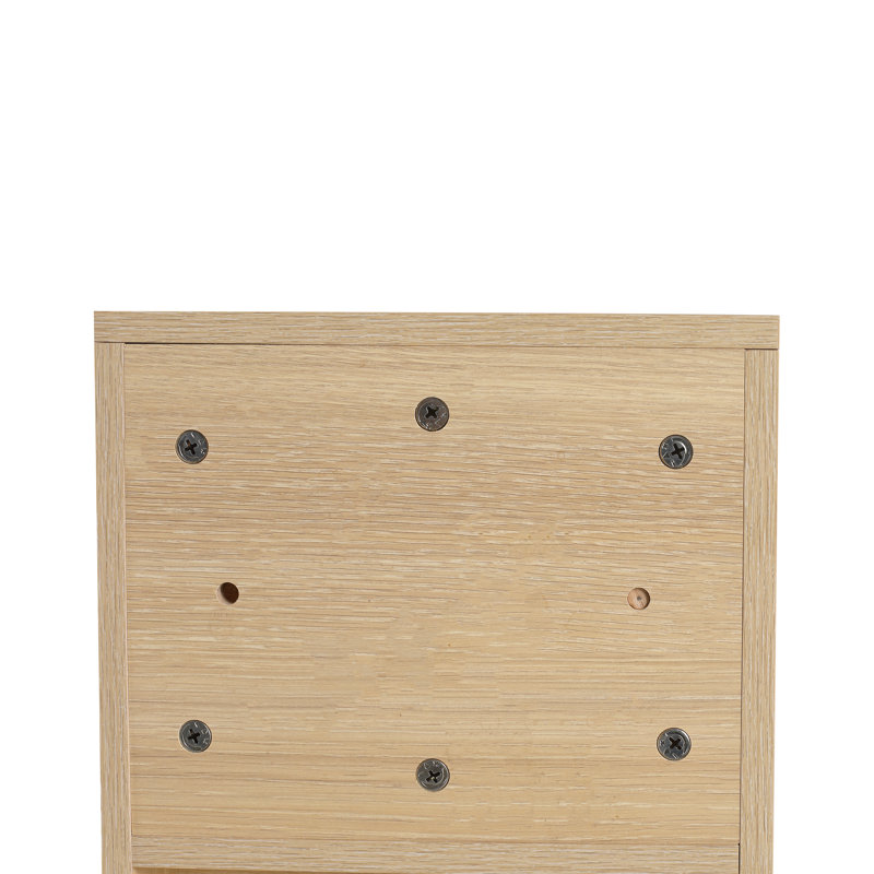 Maloa 12" Wall Mounted Bathroom Storage Shelf with Open Compartments