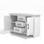Limestone Wide 2 Door 3 Drawer Sideboard-667503285