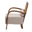 Chaise avec accoudoirs Baxton Studio