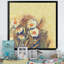 «Grunge Yellow Daisies Flower», reproduction d'art sur toile traditionnelle-1711274646-1711274647